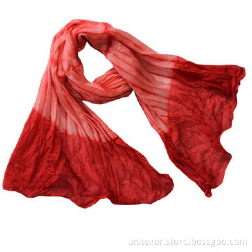 Fashionable Polyester Scarf, Soft Texture, OEM Orders are Welcome